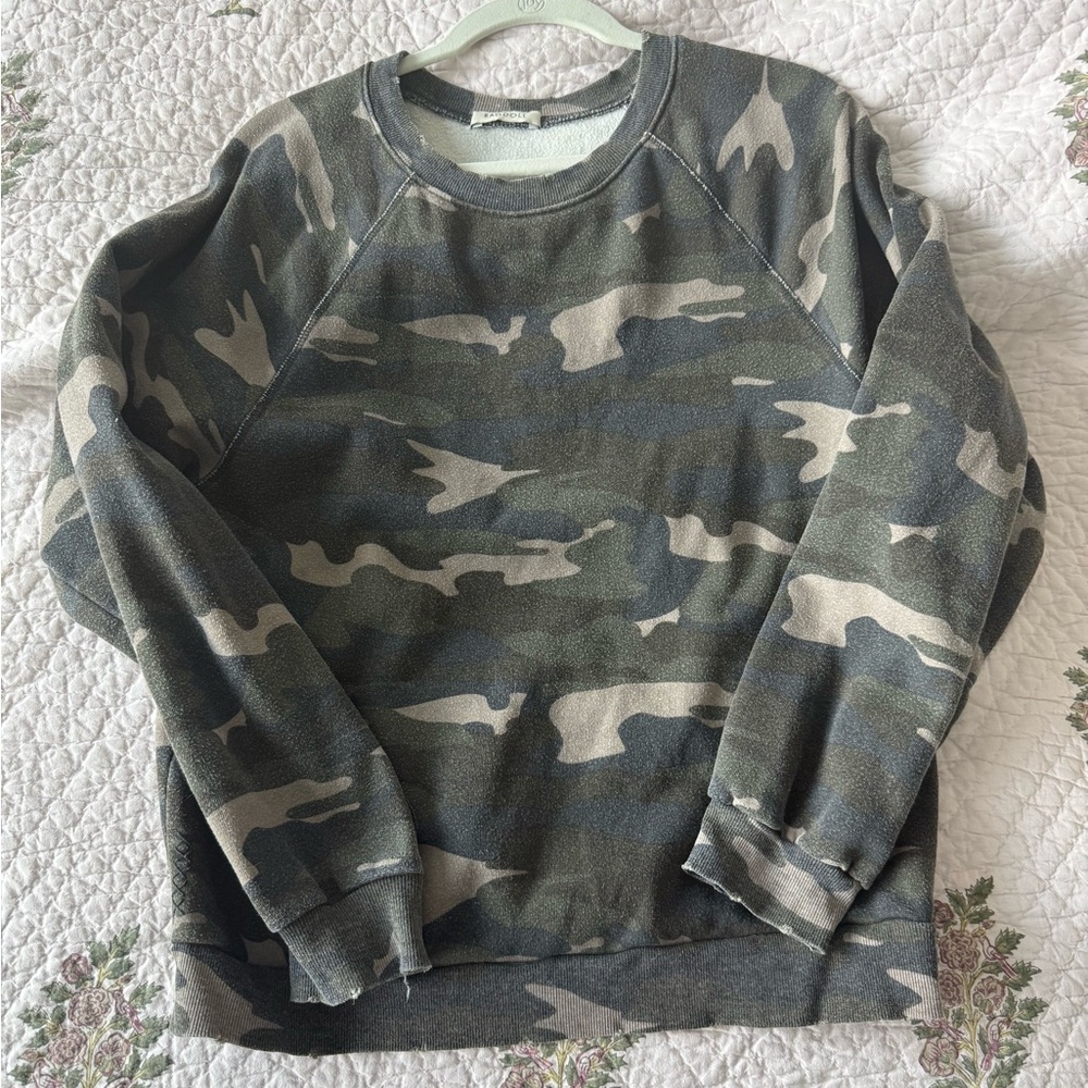 Ragdoll LA camo print sweatshirt size L